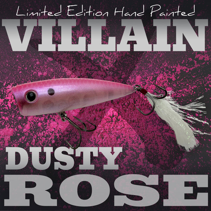 LIMITED EDITION HAND-PAINTED VILLAIN - DUSTY ROSE